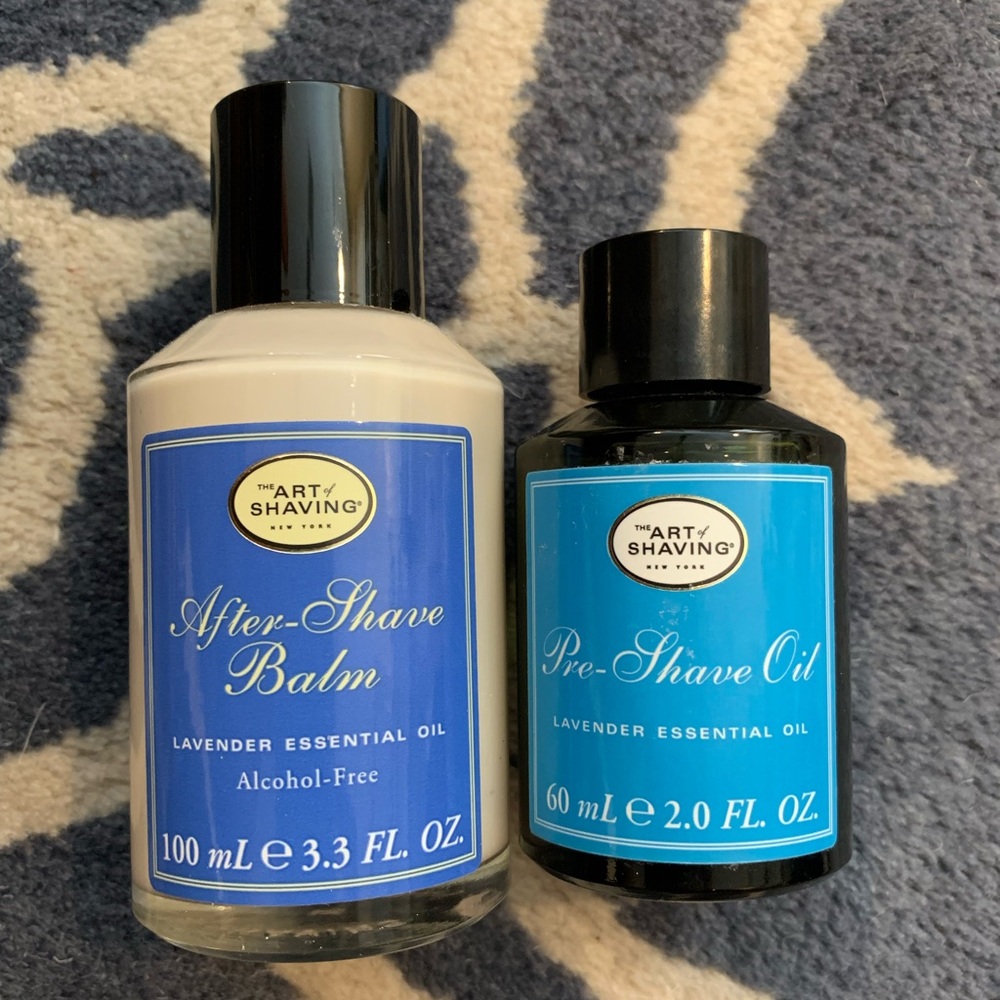 The Art of Shaving - after shave balm and pre shave oil